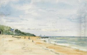 From The Collection Of The Late Michael Ingram
Figures On A Beach by Lionel Constable