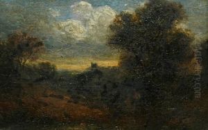Travellers In The Countryside by George Constable Of Arundel