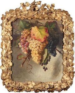Still Life Of Grapes by Hortense Conte