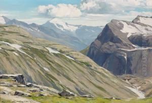 Col De L'iseran by Charles Henry Contencin