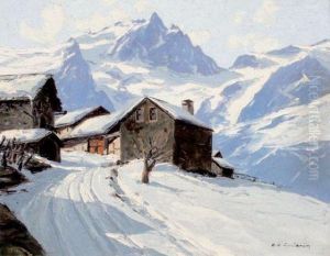 Neige Au Chazelet by Charles Henry Contencin