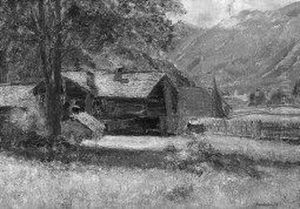 "nella Valle D'aosta" 1901 by Arturo Conterno