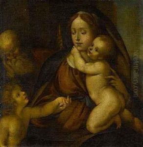 Madonna Mit Kind Und Johannesknaben by Dei Bernardino Conti