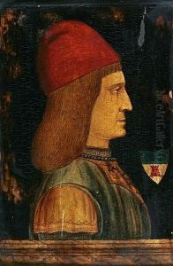 A Portrait Of A Man In Profile