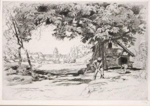 Conz, Heuernte by Walter Conz
