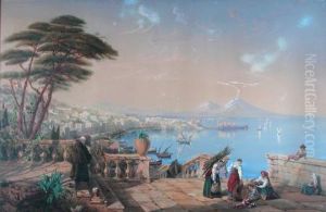 From The Terrace Across The Bay, Naples