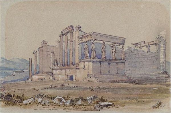 An Album Of Watercolours Of Athens - view 1