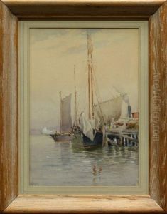 Harbor Scene Harbor Scene