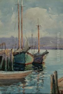 Harbor Scene Harbor Scene