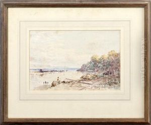 The Beach At Exmouth by Edward William Cooke