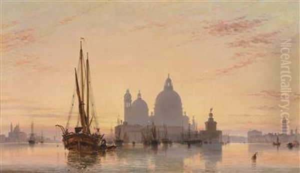 Venetian Vedute With The Church Of Santa Maria Della Salute - view 1
