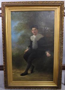 Portrait Of A Young Boy by Margaret Murray Cookesley