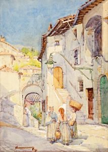 Un Pueblo by May Louise Greville Cooksey