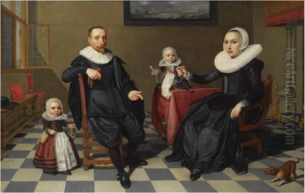 A Portrait Of A Gentleman And His Wife - view 1