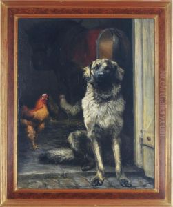 Guarding The Rooster's Coop by Cassius Marcellus Coolidge