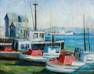 San Pedro Harbor by John Earle Coolidge