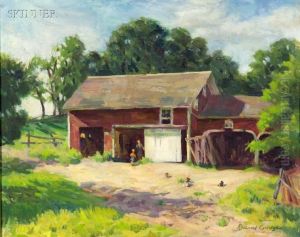 New England Barnyard by Mary Rosamond Coolidge
