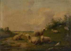 Moutons Devant La Ruine