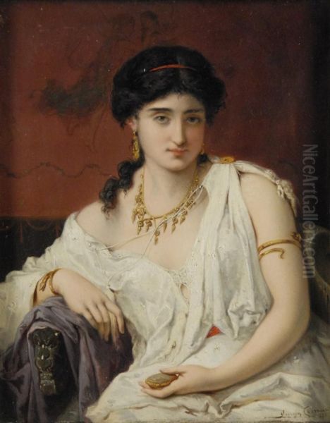 Portrait Of A Young Woman In White - view 1
