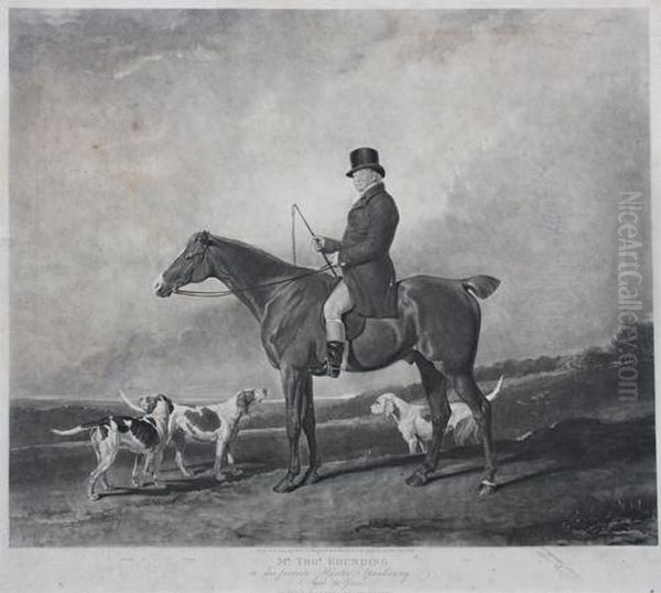 Mr.thos. Rounding On His Favourite Hunter Spankaway Aged 29 Years - view 1