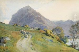Fleetwith Pike And Buttermere, Lake District by Alfred Heaton Cooper