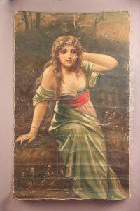 Scantily Clad Female by Astley David Middleton Cooper