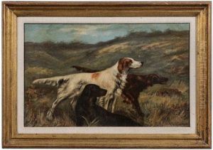 Three Setters In Afield by Astley David Middleton Cooper