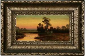 Bayou On The Mississippi by Astley David Middleton Cooper