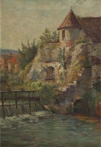 Mill In France by Emma Lambert Cooper