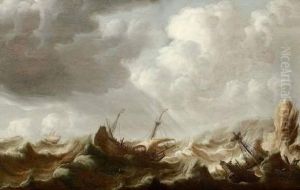 Marine Dans Une Cite Rocheuse by Pieter Jansz. Coopse