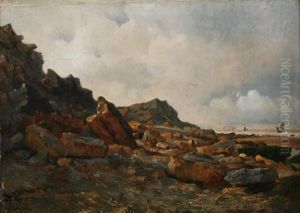 View Of Wimereux by Joseph Theodore Coosemans
