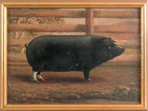 Portrait Of A Pig by George Cope