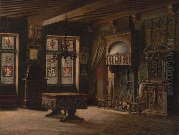 Study, Salle Francois Premier, Cluny, Paris - view 1