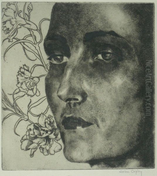 Albertina And Carnations - view 1