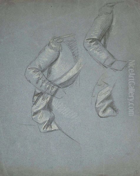Drapery Studies For The Death Of Major Peirson - view 1