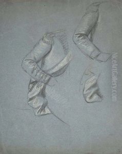 Drapery Studies For The Death Of Major Peirson by John Singleton Copley