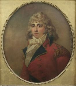 Portrait Of A Young Man Wearing A Red Military Coat by John Singleton Copley