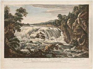 A View Of The Great Cohoes Falls by Frank Thomas Copnall