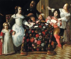 Le Jeu De Cartes by Gonzales Cocques