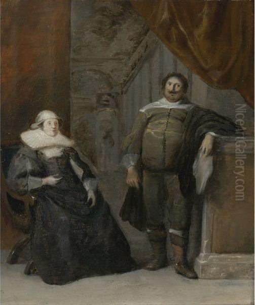 Portrait Of A Man And Woman - view 1