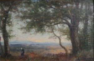Paysage by Gaston Corbier