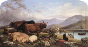 Highland Ferry by Aster R.C. Corbould