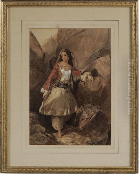 Greek Girl In Native Costume - view 1