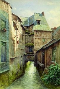 Maisons A Pont Audemer by Raoul Cordier