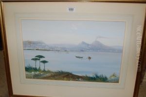 View Across The Bay Of Naples by Rosa Corelli