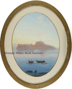 Fishermen Hauling In Nets by Rosa Corelli