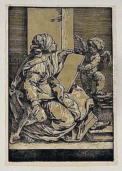 Four Sybils After Guido Reni (bartsch Xii 87.2; 88.3-88.5) - view 1