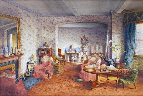 Drawing Room Of The Old Family Austen House,sevenoaks - view 1