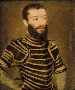 Portrait D'un Homme En Armure by Corneille De Lyon