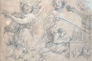 Etudes D'anges Musiciens by Jean-Baptiste Corneille